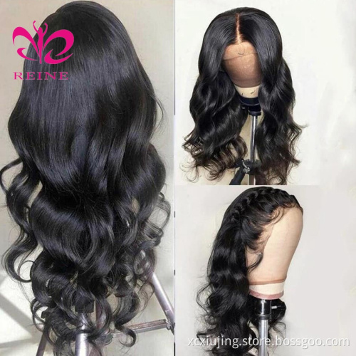 REINE  double drawn human hair HD lace front wigs natural,blonde lace front wig human hair,13*4 lace frontal wig human hair